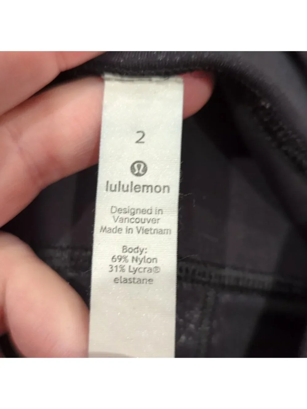 Lululemon Wunder Under Crop HR *Foil 21